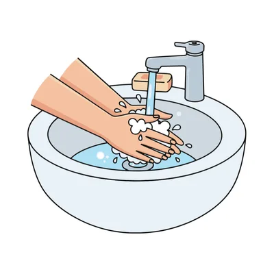 Washing hands
